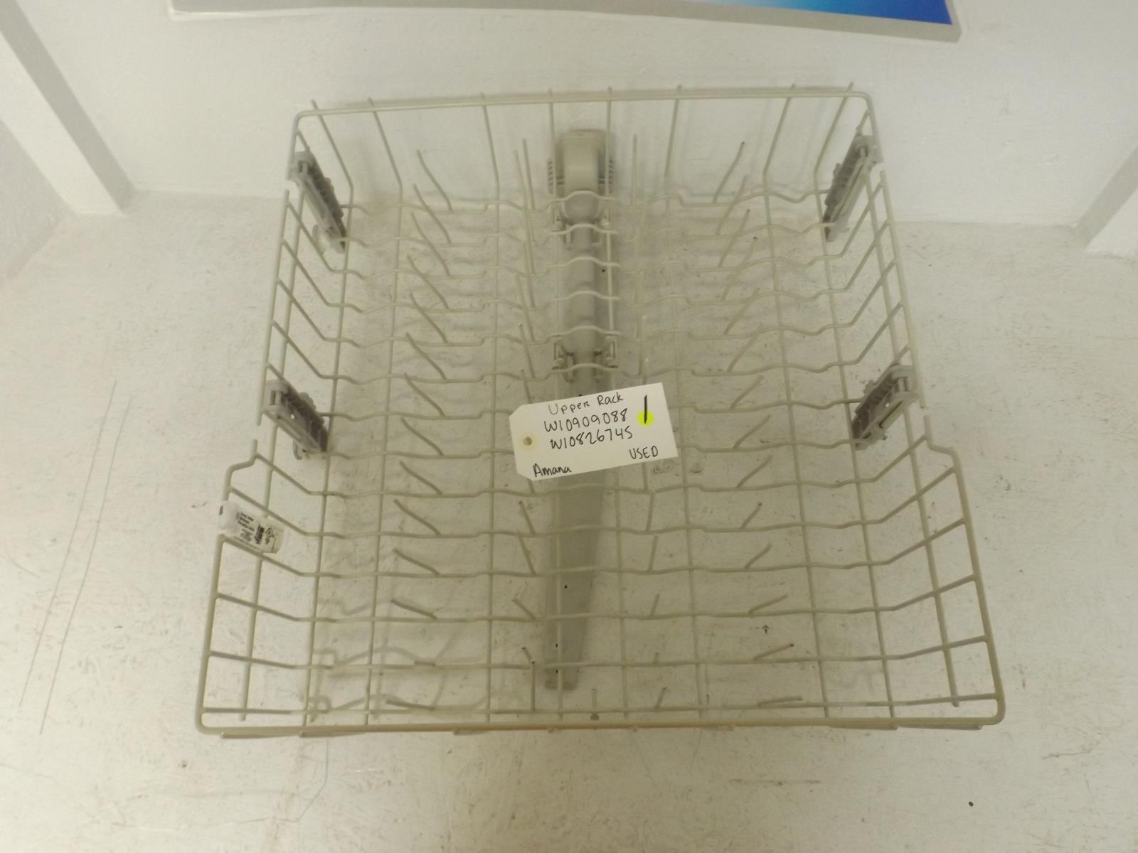 Amana Dishwasher Dishrack, Upper W10909088 W10826745 Used Amana Dishwasher Dishrack, Upper W10909088 W10826745 Used